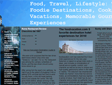 Tablet Screenshot of foodvacation.com